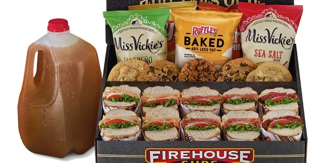 Firehouse Subs Catering Menu with Pictures And Prices 15 Deluxe Half Platter - Subs & Snack