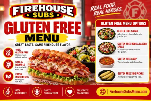 Firehouse Subs Gluten Free Menu