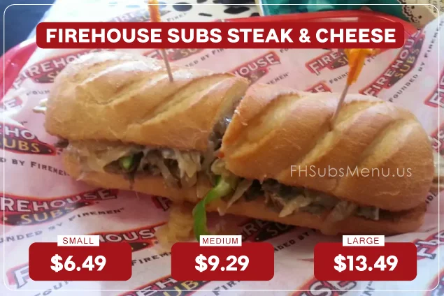 Firehouse Subs Steak & Cheese