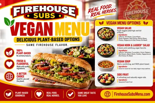Firehouse Subs Vegan Menu
