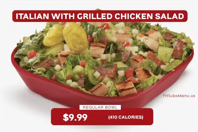 Firehouse Subs Italian Chopped Salad With Grilled Chicken Salad 2 Firehouse Subs Italian Chopped Salad With Grilled Chicken Salad