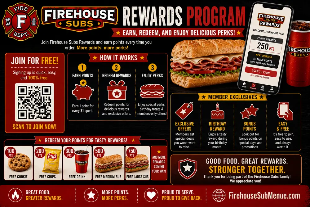 Firehouse Subs Rewards Program