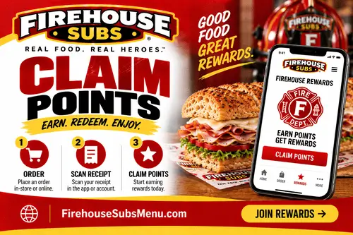 Firehouse Subs Claim Points: How to Recover Your Rewards 3 Firehouse Subs Claim Points