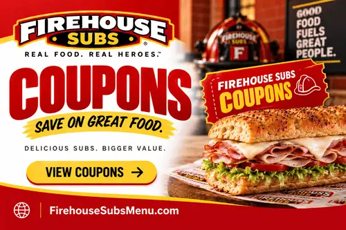 Firehouse Subs Coupons, Promo Codes & Discounts