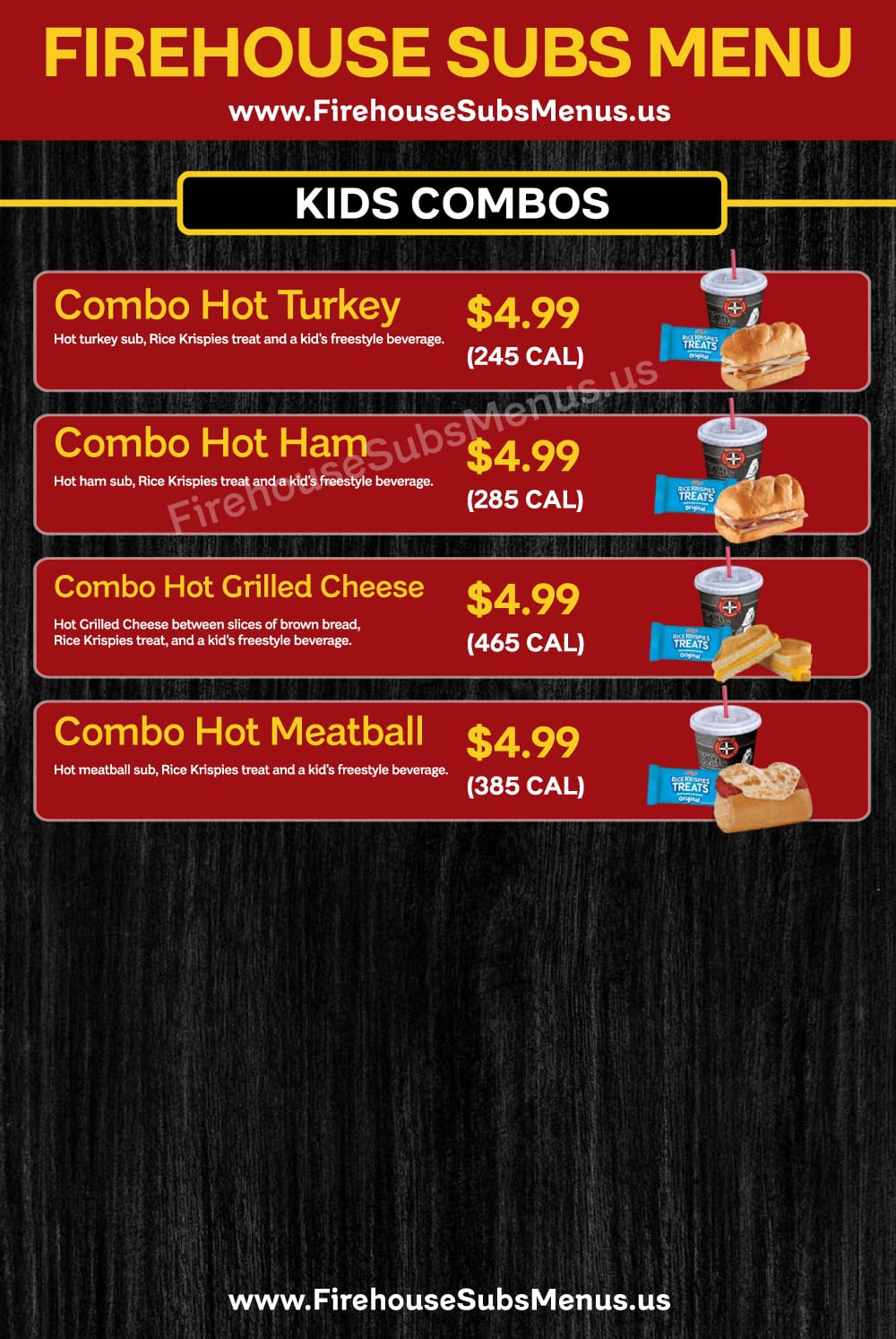 Firehouse Subs Abilene Menu With Prices, Calories, Location & Reviews (2026) 19 Kids Combos