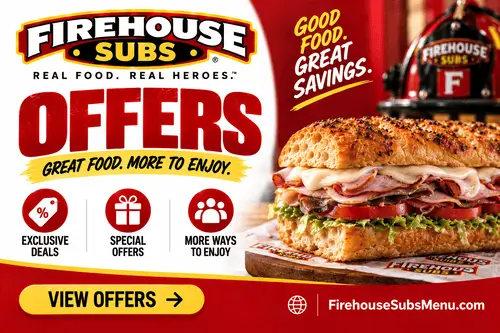 Firehouse Subs Offers: Exclusive Deals & Rewards You Don’t Want to Miss! 11 Firehouse Subs Offers