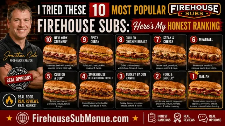 10 Most Popular Firehouse Subs