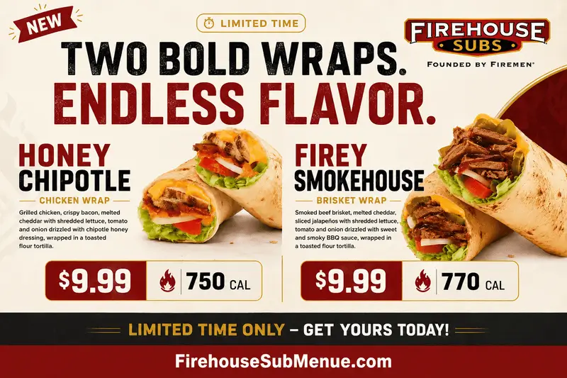 Firehouse Subs Introduces Two New Signature Wraps in May 2026 1 Firehouse Subs Introduces 2 New Signature Wraps
