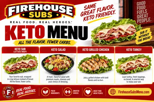 Firehouse Subs Keto Menu