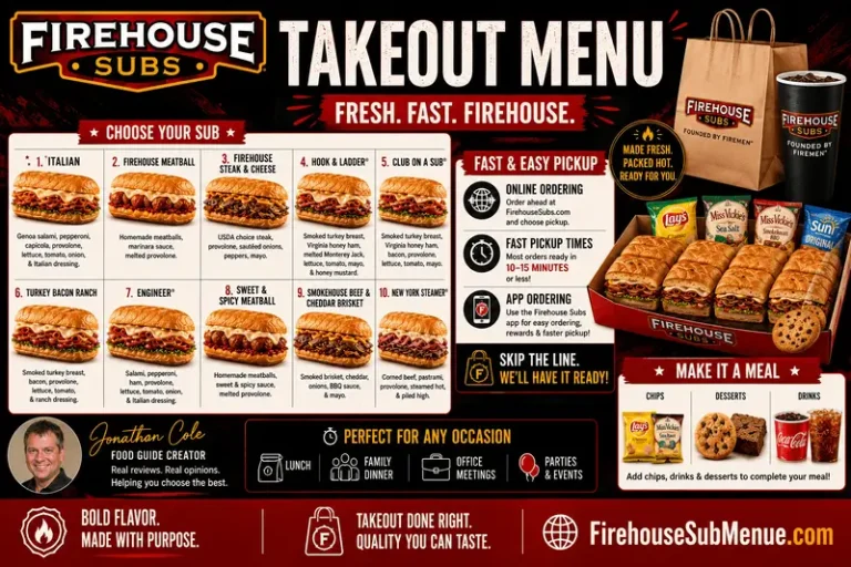 Firehouse Subs Takeout Menu & Pickup Ordering Guide 2026 3 Firehouse Subs Takeout Menu