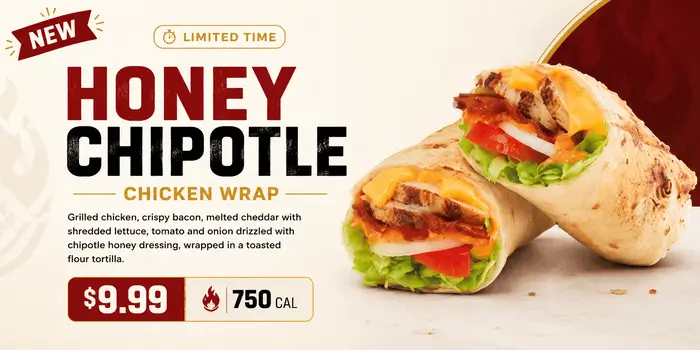 Firehouse Subs Honey Chipotle Chicken Wrap - Price, Nutrition & Allergens 5 Firehouse Subs Honey Chipotle Chicken Wrap