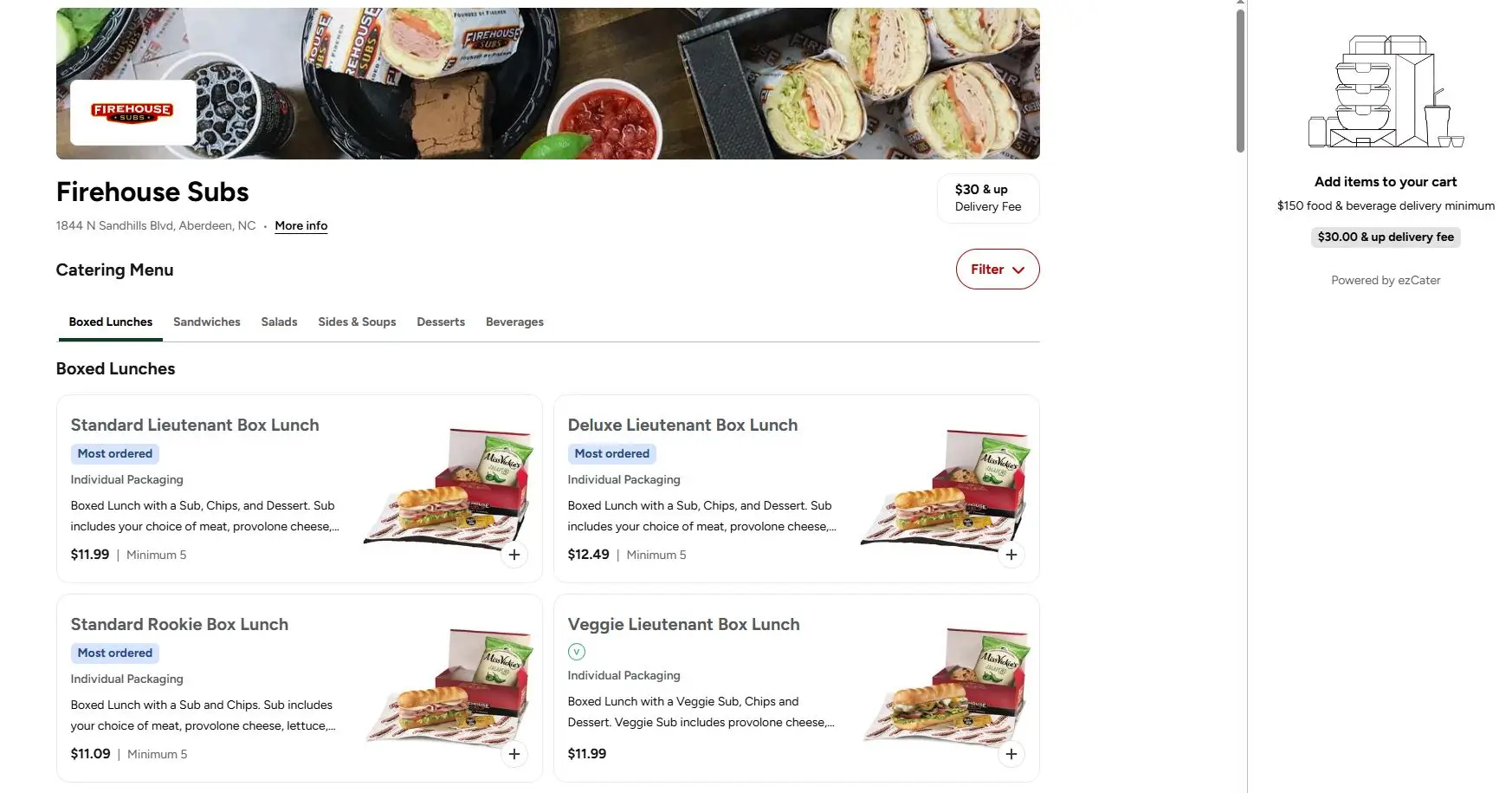 Redirect to EZCater