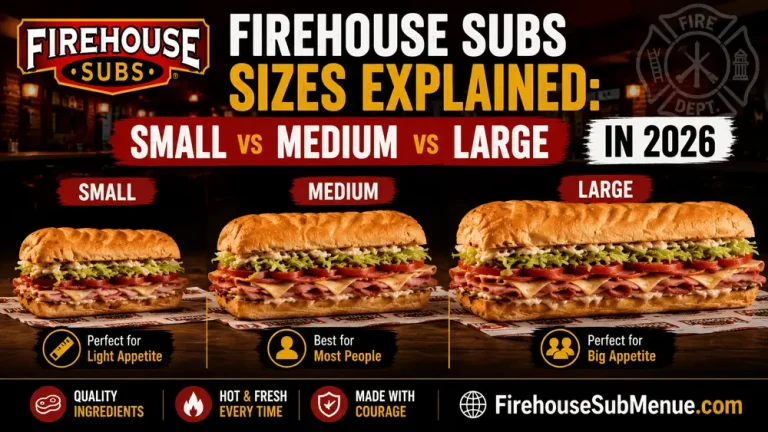 Firehouse Subs Sizes Explained: Small vs Medium vs Large in 2026 31 Firehouse Subs Sizes