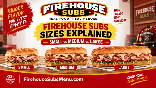 Firehouse Subs Sizes Explained: Small vs Medium vs Large in 2026 23 Firehouse Subs Sizes