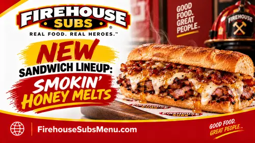 Firehouse Subs New Sandwich Lineup: Smokin' Honey Melts 3 Firehouse Subs New Sandwich Lineup: Smokin' Honey Melts