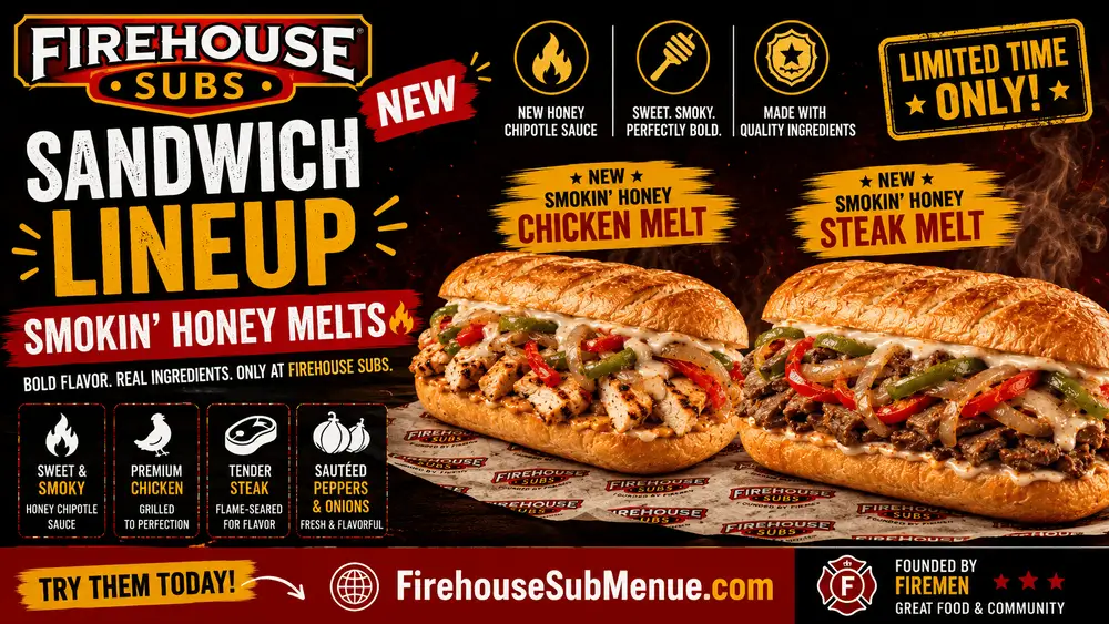 Firehouse Subs New Sandwich Lineup