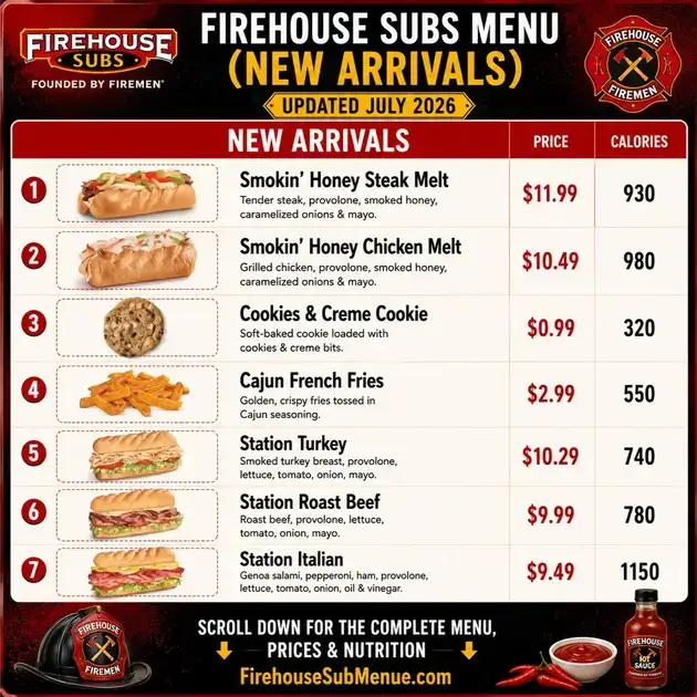 Firehouse Subs Menu New Arrivals3